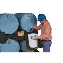 Justrite Barrel Cover voor Barrel Management Systeem