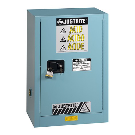 Justrite® veiligheidskast Compac Sure-Grip® FM, voor bijtende stoffen