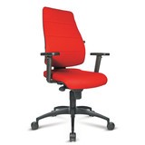 Kancelárska otočná stolička Topstar® Syncro s čalúneným operadlom