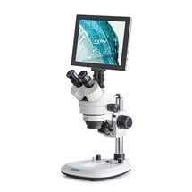 KERN Optics Stereo-Zoom-Mikroskop-Set OZL, Binokular, Zoom 0,7x-4,5x, inkl. Mikroskopkamera-Adapter