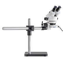 KERN Optics Stereo-Zoom-Mikroskop-Set OZL, Binokular, Zoom 0,7x - 4,5x, inkl. Teleskoparm-Ständer