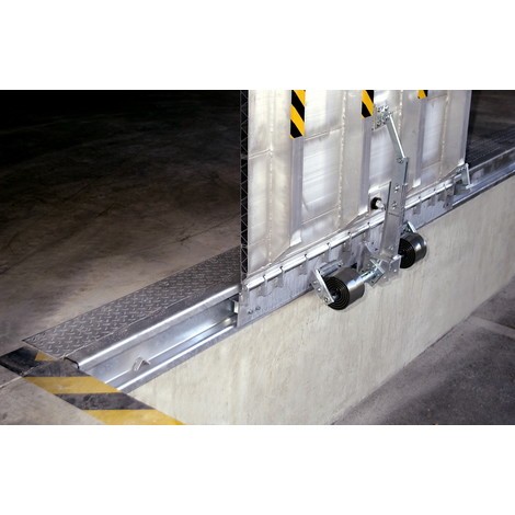 kit de reequipamiento puente muelle para bordes de rampa de acceso sin bordes de acero