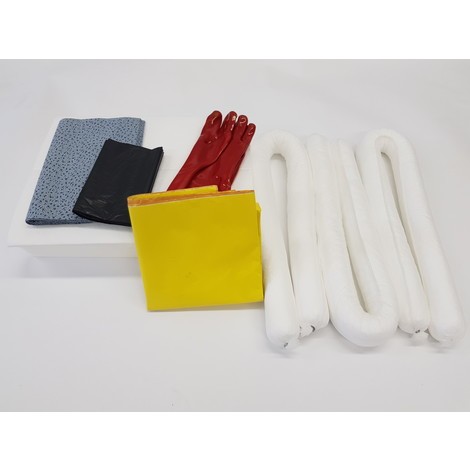 Kit d'urgence dans un sac en PVC, capacité d'absorption 50 l