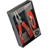 Kit multi-outils PEDDINGHAUS inox 10 pièces avec couteau pliant supplémentaire