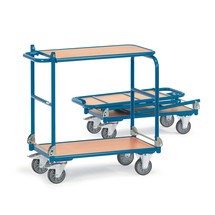 Klappbarer Tischwagen fetra® mit Stahlrahmen