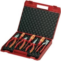 KNIPEX Zangen-/Werkzeugsatz Werkzeug-Box für Elektriker, 7-tlg.