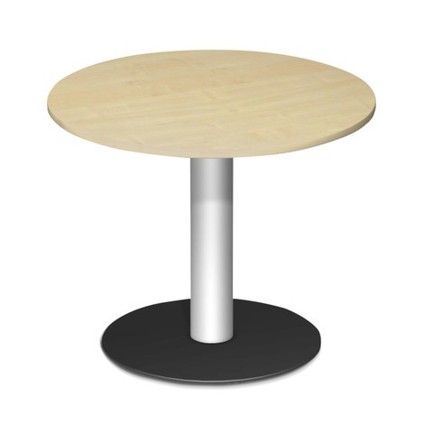 Konferenční stolek, kulatý, talířová noha