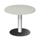 Konferenční stolek, kulatý, talířová noha