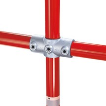 Kreuzverbinder mit 2 Abgängen für Kee Klamp® Rohrverbindersystem