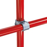 Kreuzverbinder mit 2 Durchgängen für Kee Klamp® Rohrverbindersystem