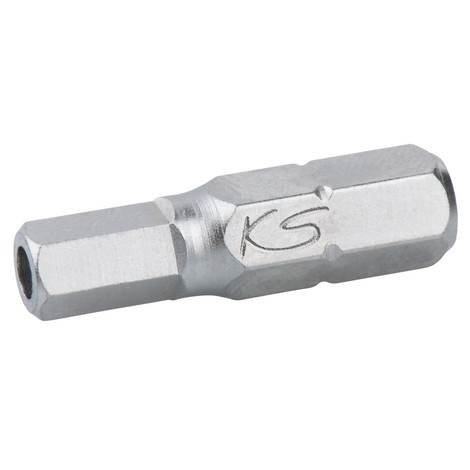 KS TOOLS Bit für Innensechskant-Schrauben mit Stirnlochbohrung, Zollmaße