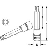 KS Tools Bit-Stecknuss für RIBE®-Schrauben, lang