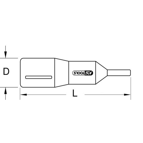 KS Tools Bit-Stecknuss mit Schutzisolierung für Vielzahn(XZN®)-Schrauben
