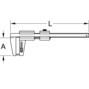 KS Tools Bremsscheiben-Messschieber 0 - 90 mm