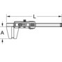 KS Tools Digital-Bremsscheiben-Messschieber 0 - 100 mm