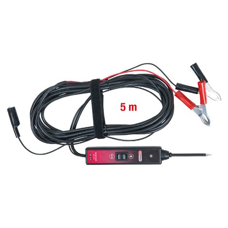 KS Tools Elektronisches Multifunktions-Prüfgerät 6 - 24 V mit 5 m Kabel