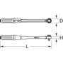 KS Tools ERGOTORQUE®precision Drehmomentschlüssel 40-200 Nm mit Quick-Lock Drehknopf-Umsteck-Ratschenkopf