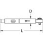 KS TOOLS Mini Drehmomentschlüssel mit feinverzahntem Umschalt-Ratschenkopf