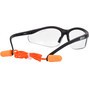 KS TOOLS Schutzbrille - transparent mit Ohrstöpsel
