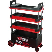 KS TOOLS TOOLBOX Werkzeugwagen / Montagewagen, absenkbar und verschließbar