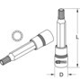 KS Tools Zylinderkopf Bit-Stecknuss für Vielzahn (XZN®)-Schrauben, extra lang