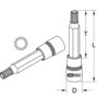 KS Tools Zylinderkopf Bit-Stecknuss für Vielzahn (XZN®)-Schrauben, lang