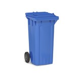 Kunststoff-Mülltonne mit Rollen