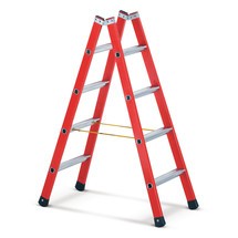Ladder van met glasvezel versterkt kunststof / aluminium ZARGES, aan 2 zijden te beklimmen
