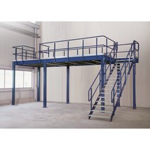 Lagerbühnen-Modulsystem GF, 350 kg/m², LxB 3.000 x 4.000 mm