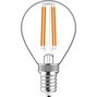 LED Filament Leuchtmittel - Globe G45 E14 4,5W 470lm 2700K klar 330°