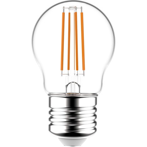 LED Filament Leuchtmittel - Globe G45 E27 4,5W 470lm 2700K klar 330°