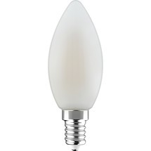 LED Filament Leuchtmittel - Kerze C35 E14 4,5W 470lm 2700K opal 330°