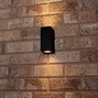 LED outdoor - Wandleuchte San Francisco - 2xGU10 IP44 - schwarz