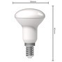 LED SMD Leuchtmittel - Pilzkopf R50 E14 4,9W 470lm CCT 2700-1800K opal 120° dimmbar