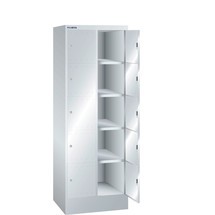 LISTA Armoire à casiers, (lxPxH) 610x500x1 695 mm, 2x5 casiers