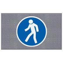 Mata z logo Logomatte m2™ „Für Fußgänger (Dla pieszych)”