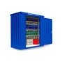 Materiaalcontainer afzonderlijke module, hxbxd 2.150 x 2.100 x 1.140 mm, gedemonteerd, houten bodem, gelakt