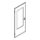 Mehrpreis für Tür mit Glasausschnitt,(LA= 520 x 1360),860 x 1985