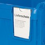 Mehrweg-Stapelbehälter aus Polypropylen inklusive Etikettenfach