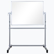 Mobiles Whiteboard, doppelseitig, magnetisch, höhenverstellbar