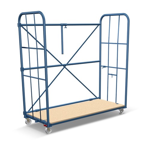 Möbel-Rollbox mit Gitterseiten + Rückenstreben