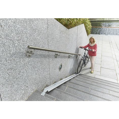 MOTTEZ Fahrradrampe für Treppen