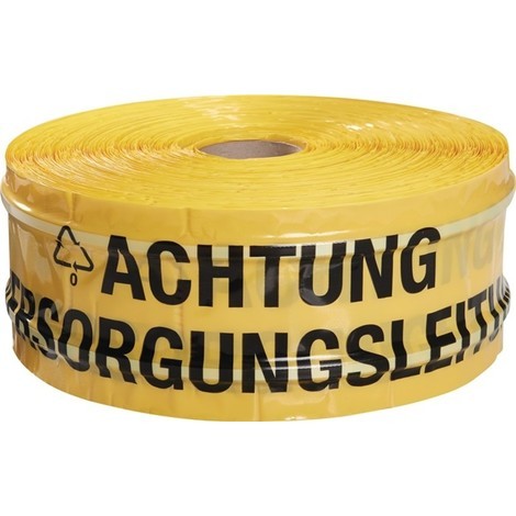 MULTICOLL Trassenwarnband, Breite 150 mm Länge 250 m gelb