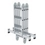 Munk Günzburger multifunctionele ladder, 4-delig, met nivello®-traverse