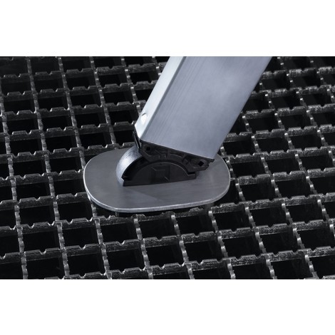 Munk nivello®-Fußplatte für Gitterroste