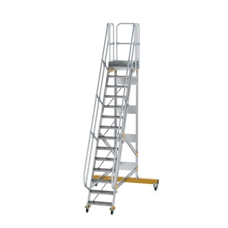 Munk Plattformtreppe fahrbar 60° Stufenbreite 600 mm