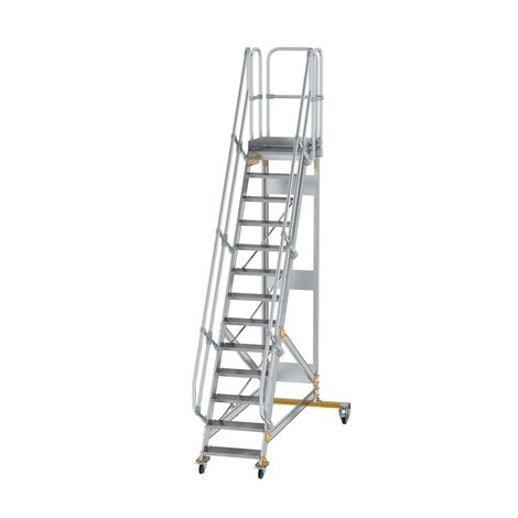 Munk Plattformtreppe fahrbar 60° Stufenbreite 600 mm