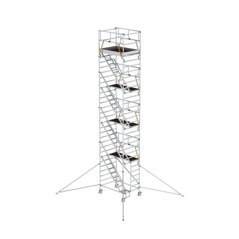Munk Rollgerüst SG 1,35 x 1,80 m mit Schrägaufstiegen & Ausleger