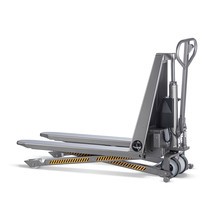 Nožnicový paletový vozík INOX PRO z nehrdzavejúcej ocele – elektrohydraulický