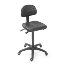 Obrotowe krzesło robocze Easy poliuretanowe